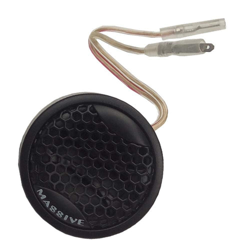 Massive Audio 25mm Aluminum Horn Tweeter FT1 | 4 Ohm | 120W RMS / 300W Peak | High Output Car Tweeters | Loud & Clear Sound for Custom Car Audio Systems