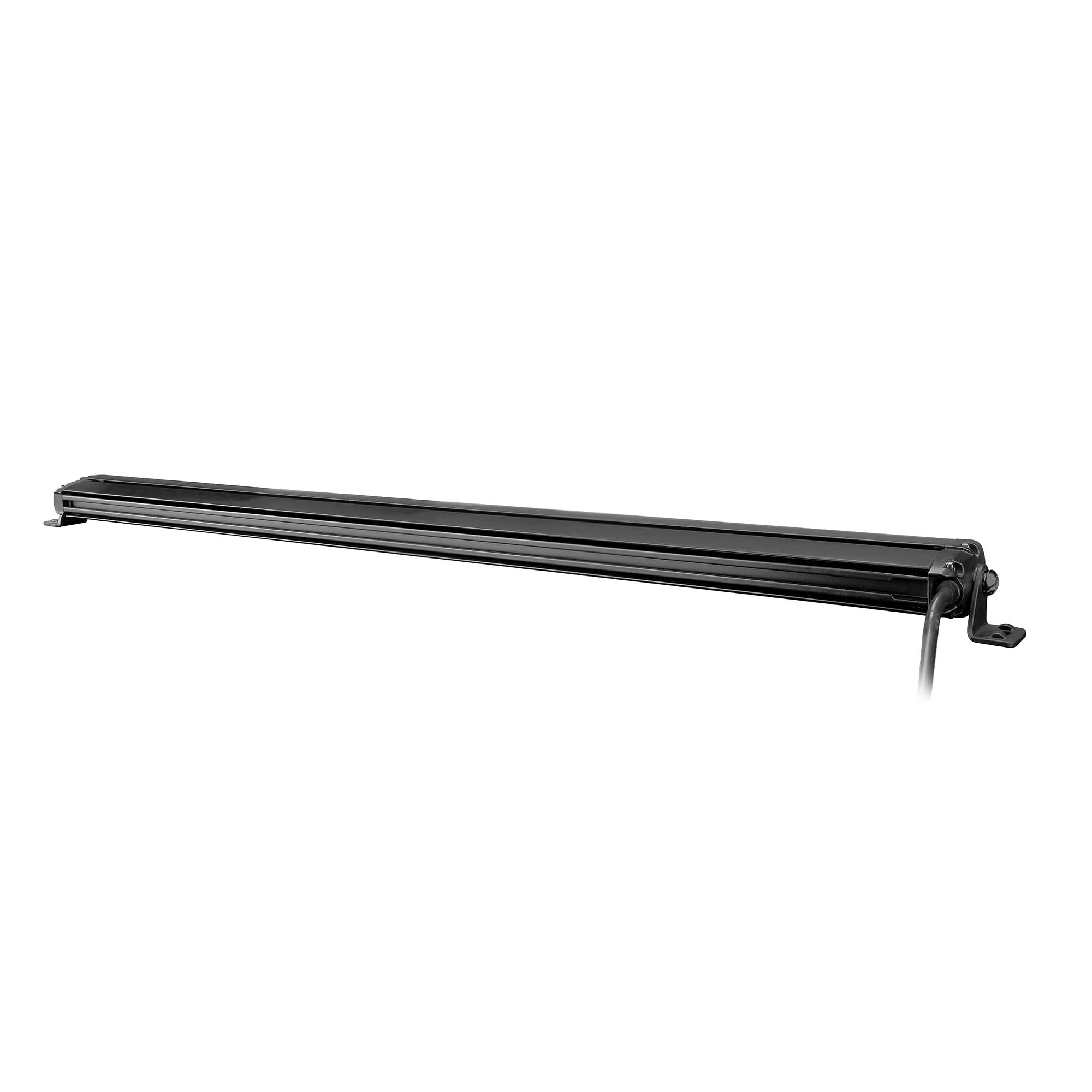 Blackout Series Go Rhino Xplor Lighting: 39.5" Single Row LED Light Bar | Side & Track Mount, Aluminum, Black | 754004011CSS