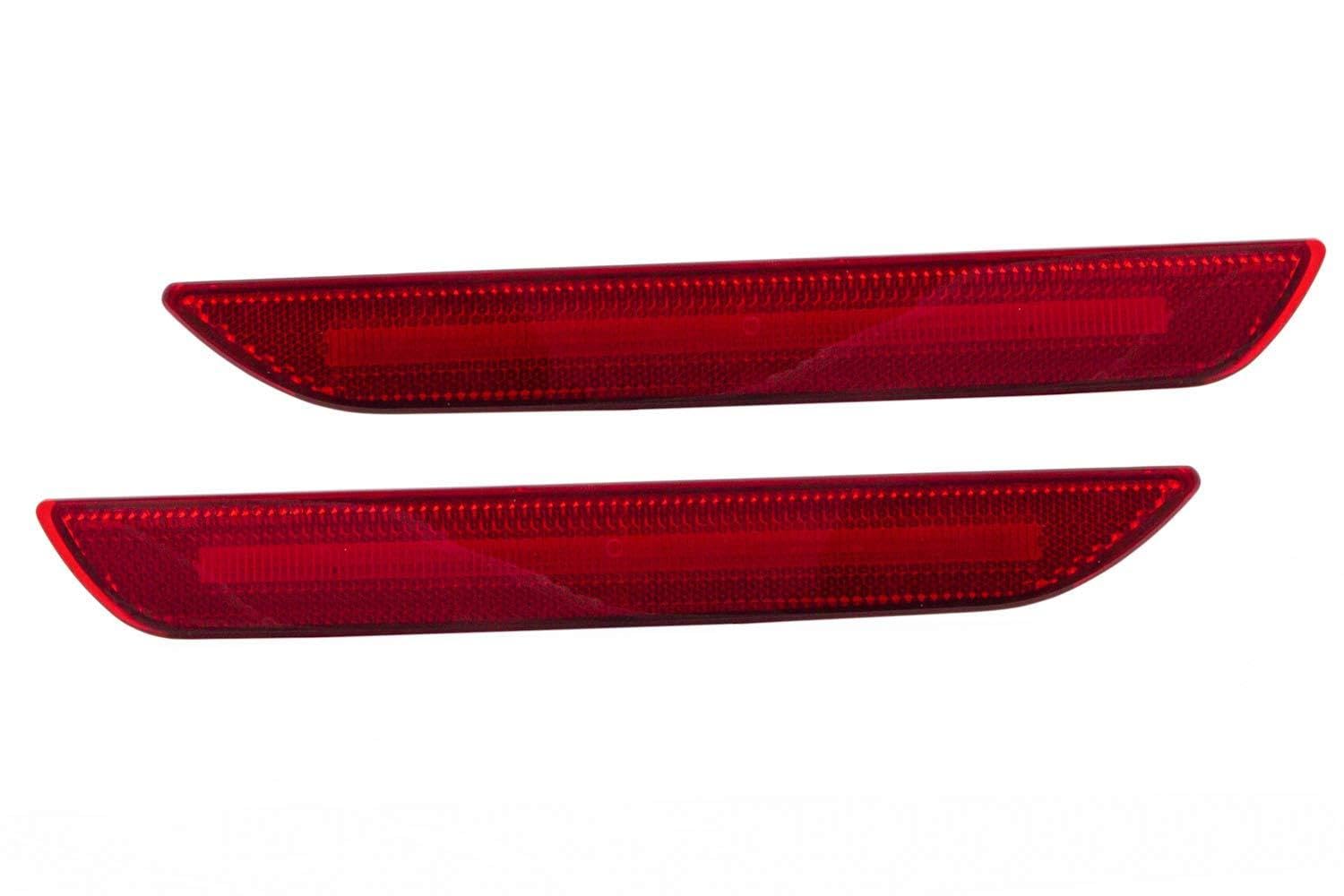LED Sidemarkers Diode Dynamics for 2015-2021 EU/AU Ford Mustang, Red (Pair)