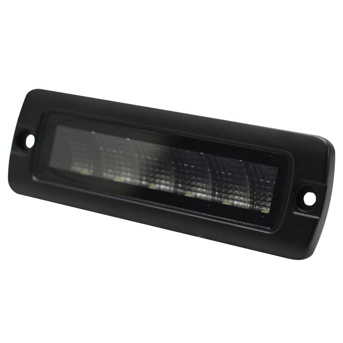 Race Sport Lighting 30-Watt Off-Road Light Fit 7in Roadrunner Compliant IP67 Flush Mount 3,000lm Aux Flood Light RS7TEMPFM-F