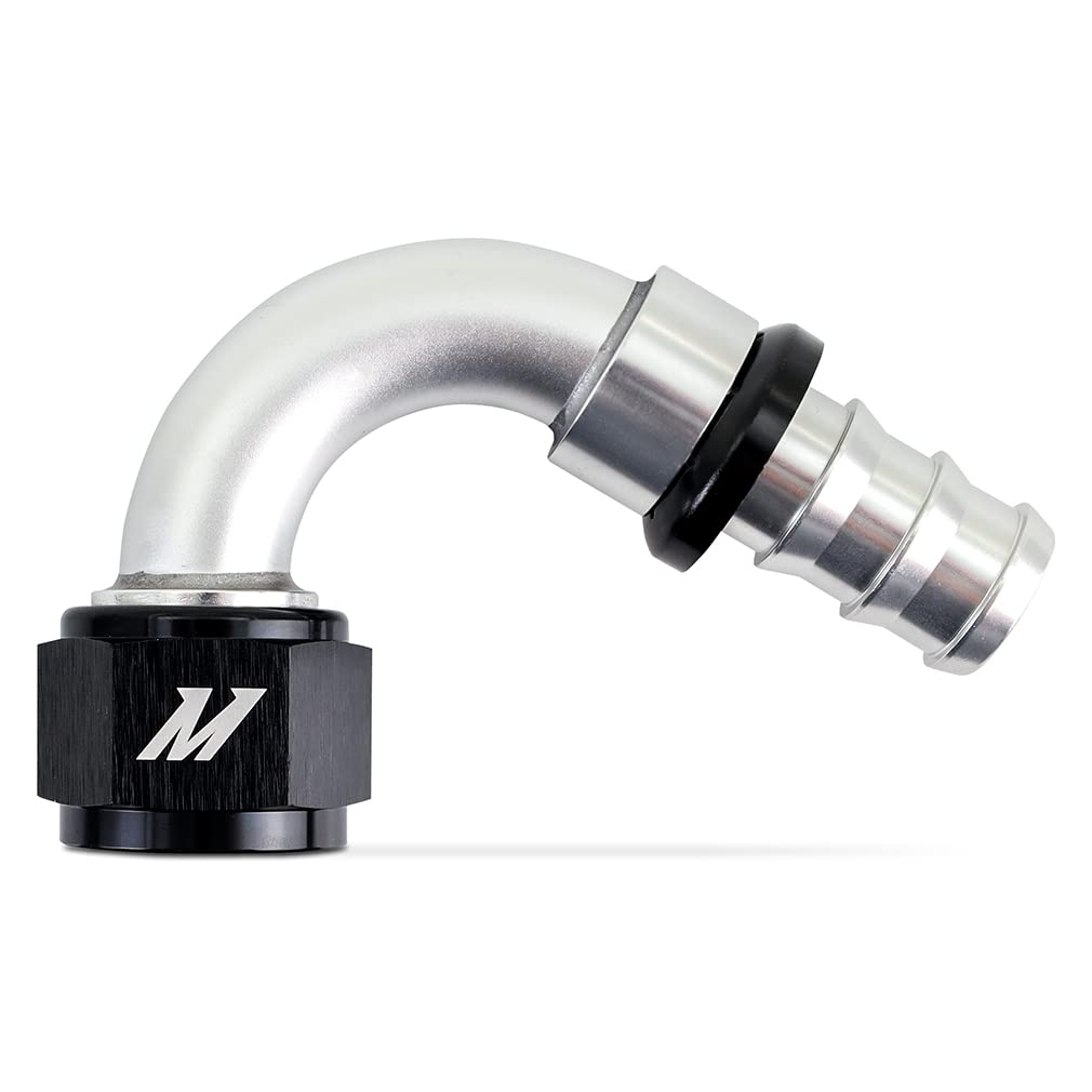 12AN Mishimoto Push-Lock Fitting, 120-Degree