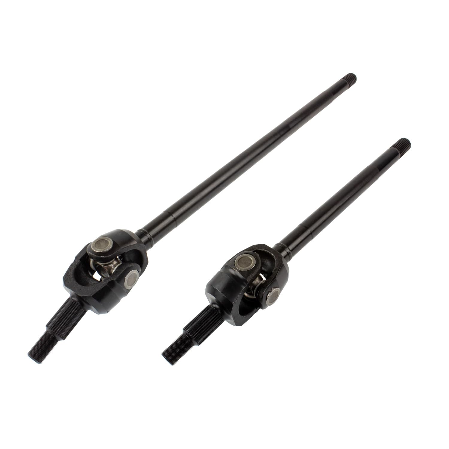 TEN Factory Bolt Pattern MG22155 Spline Drive Axle Shaft Assembly for Dana 44 Standard 30 Spline Left and Right - Fits Jeep Wrangler JK Rubicon (2007–2018) Replaces 12155 AXN24115 DC-D44-JK, YA W24168