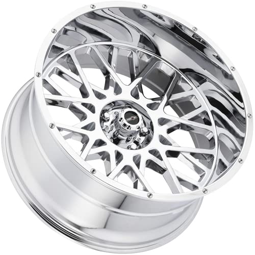 24x12 Vision 412 Rocker -51mm Chrome Wheel Rim 24" Inch