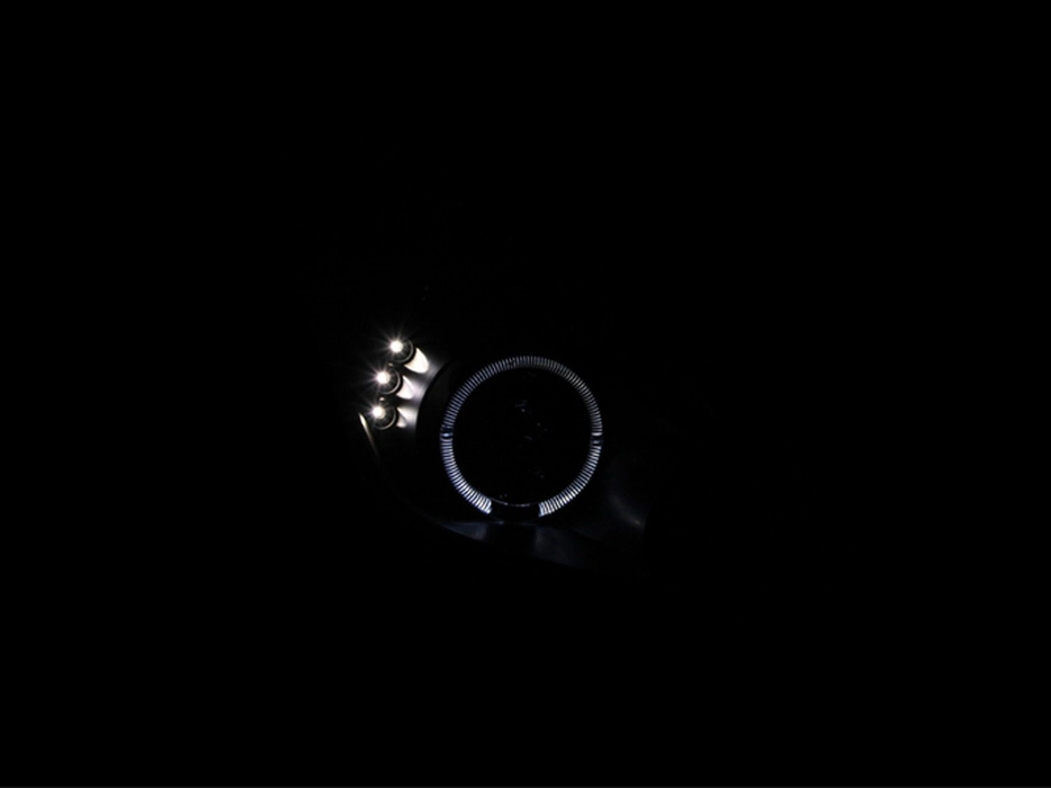 Halo Anzo USA 121387 Black Projector Headlight for Toyota Celica