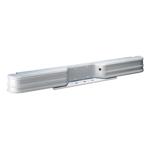 20002 Westin DiamondStep Universal Style Rear Bumper; Silver; Mount Kit Required;
