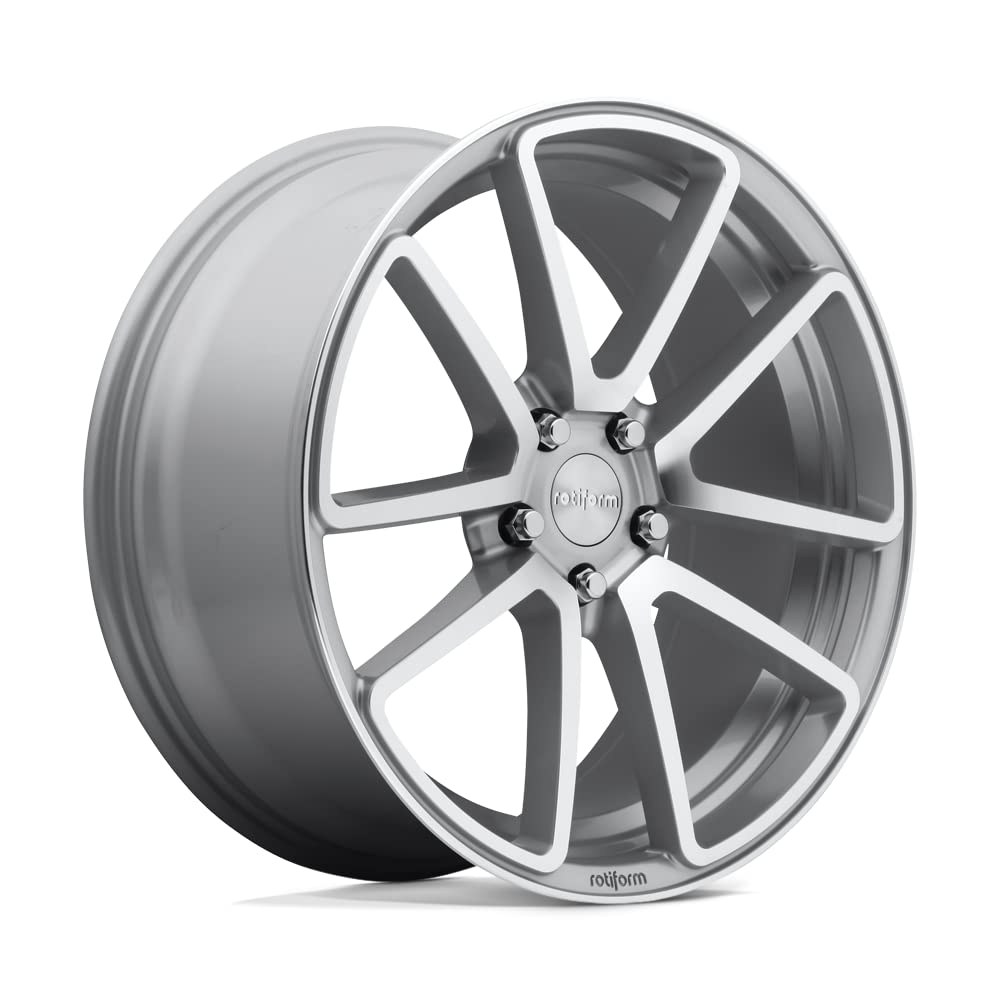 R120 Rotiform 19X8.5 5X112 GL-SLVR-MACH 45MM - R1201985F8+45