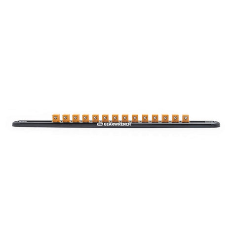 Magnetic Socket Rail GEARWRENCH 1/2" Drive Includes 14 Clips - 83128