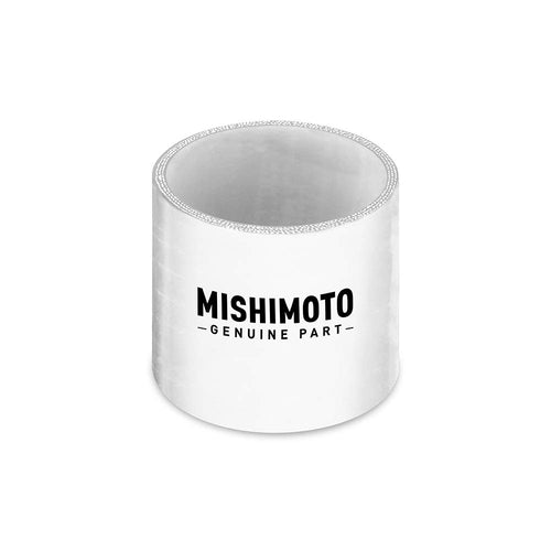 3" Mishimoto Straight Coupler, White
