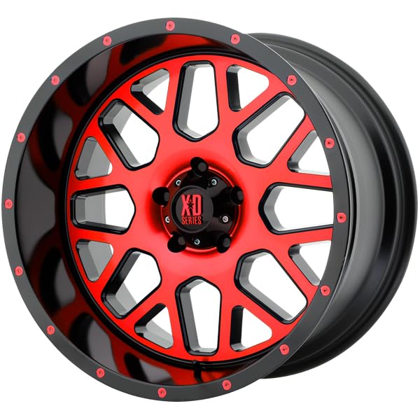 Xd820 Grenade Gloss Black Wheel XD Wheels with Alloy Steel (18 x 9. inches /6 x 87 mm, -12 mm Offset)