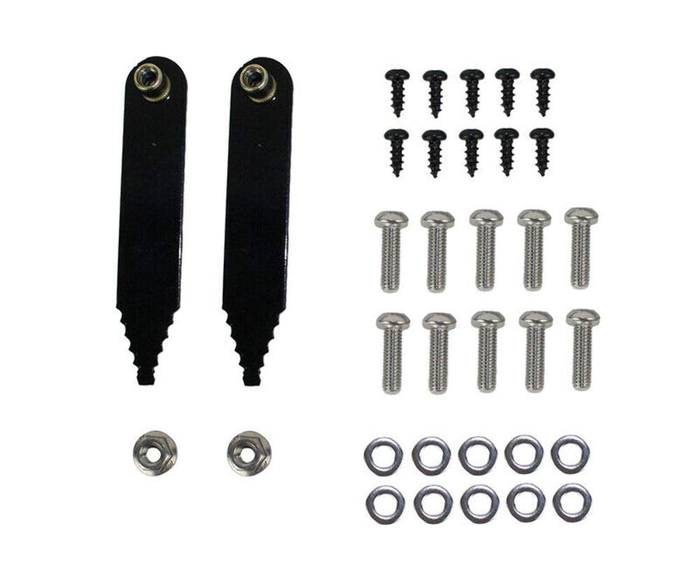 Offroad FISHBONE FB33073 Jeep Logo Aluminum Inner Fenders 07-18 Wrangler JK Black Powdercoat