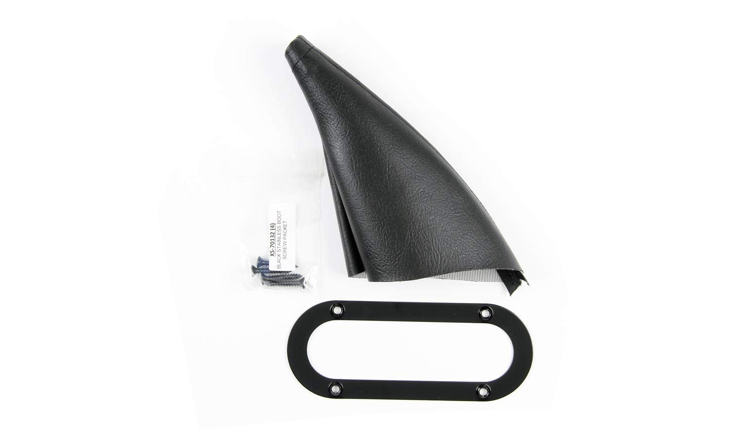 Floor Mount Handbrake Boot Lokar X70-EHBF with Black Stainless Ring