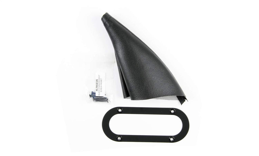 Floor Mount Handbrake Boot Lokar X70-EHBF with Black Stainless Ring