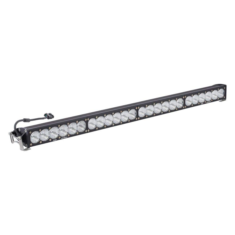 OnX6+ Baja Designs Straight LED Light Bar 40-inch for Jeeps, Off-Road 4x4, Trucks, UTV, ATV, SUV (Wide Cornering; Clear)