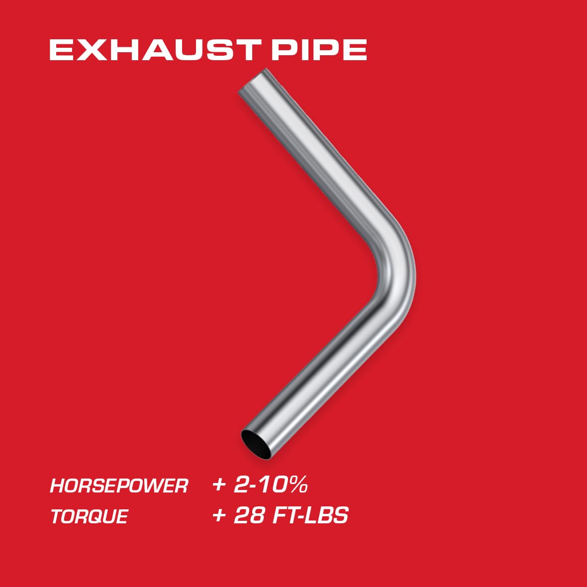 MBRP 2.25" Aluminized MB2002 Bend Pipe 90˚