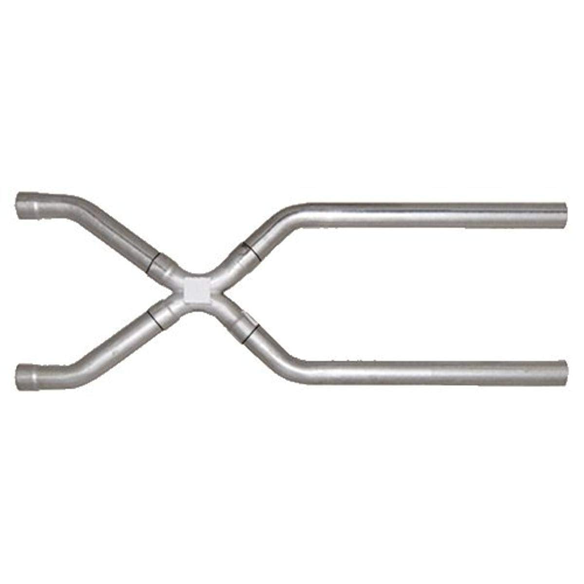 Pypes Exhaust XVA13 3" Diameter Universal 409 Stainless Steel X-Pipe Performance Exhaust