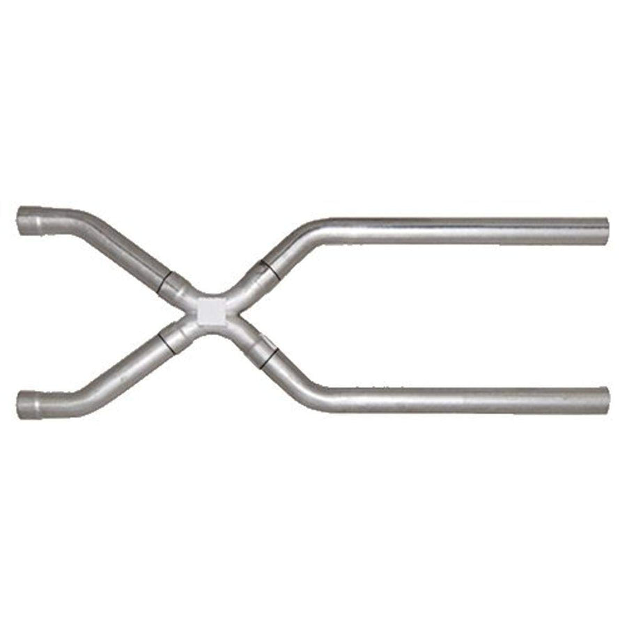 Pypes Exhaust XVA13 3" Diameter Universal 409 Stainless Steel X-Pipe Performance Exhaust