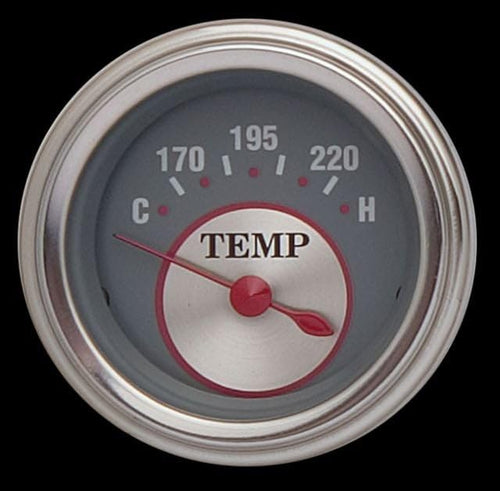 Silver Series Classic Instruments 2-1/8" Water Temperature Gauge SS26SLF