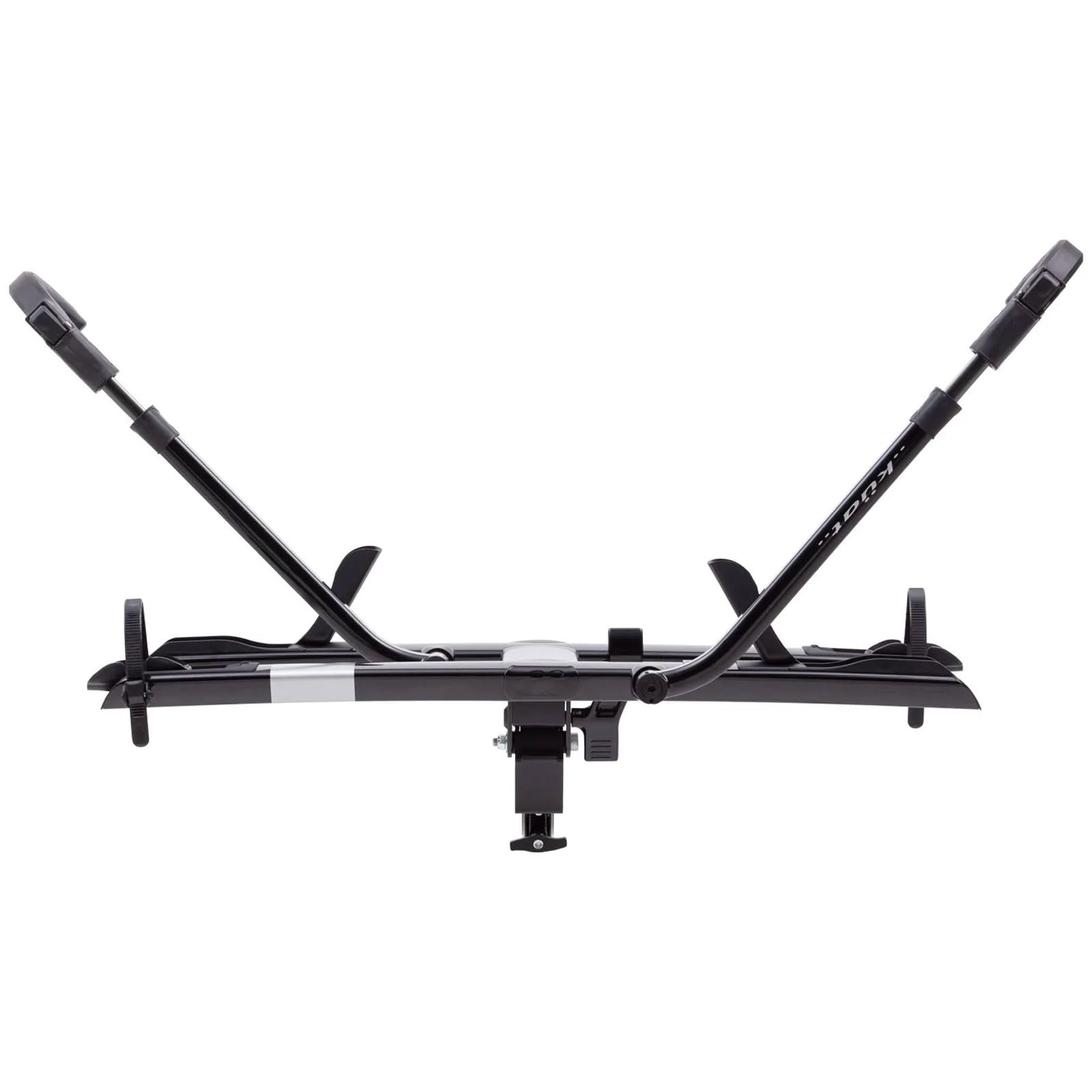 KUAT 2.0 Sherpa Durable Lightweight Aluminum Compact 2 Bike Transporting Hitch Rack with Cable Lock & Foldable Tire Cradles | Capacity - 40 Lbs per Tray, Black Metallic & Gray Anodize, 1.25"