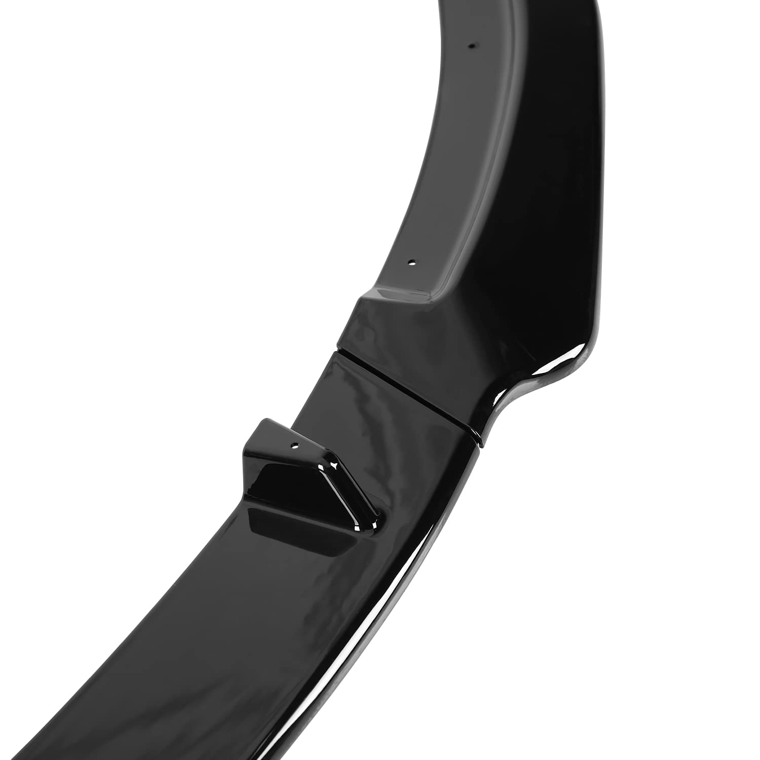 Glossy Black Spec-D Tuning Front Bumper Lip Spoiler Body Kit 3PC Compatible with Mazda MX-5 Miata 2009-2012