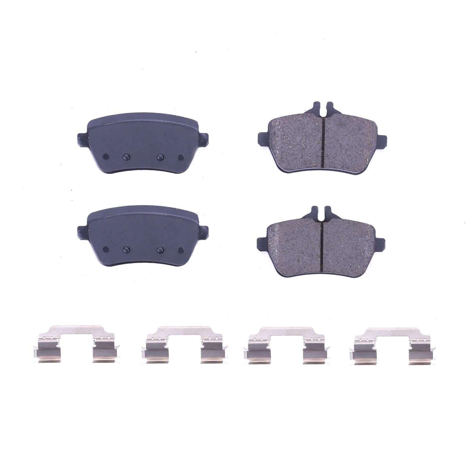 Front Brake Kit Power Stop For Mercedes-Benz Maybach S550 2017 |Maybach S560 2018-20 |S450 2018-20 |S550 2014-17 |S550e 2015-17 - Ceramic Brake Pads With Installation Hardware, 17-1689