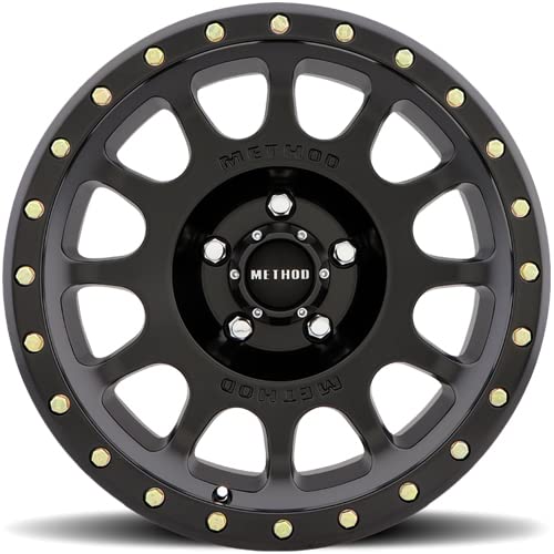 Black Method Race Wheels 305 NV Wheel with Matte (18 x 9. inches /5 x 150 mm, 0 mm Offset)