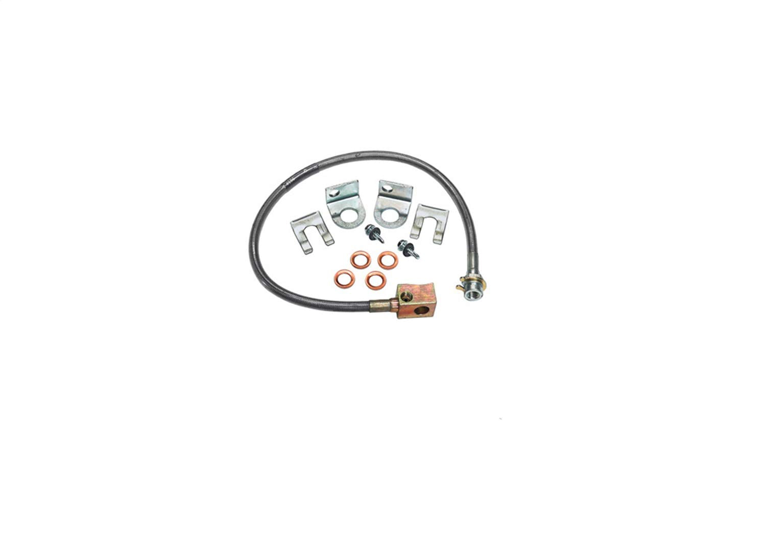 SUPERLIFT SUSPENSION RealTruck Brake Hose Kit for Jeep Wrangler TJ | Rear Bullet Proof Single Brake Hose | 91465 | Fits 1997-2005 Jeep Wrangler TJ with 4-6" Lift Kit