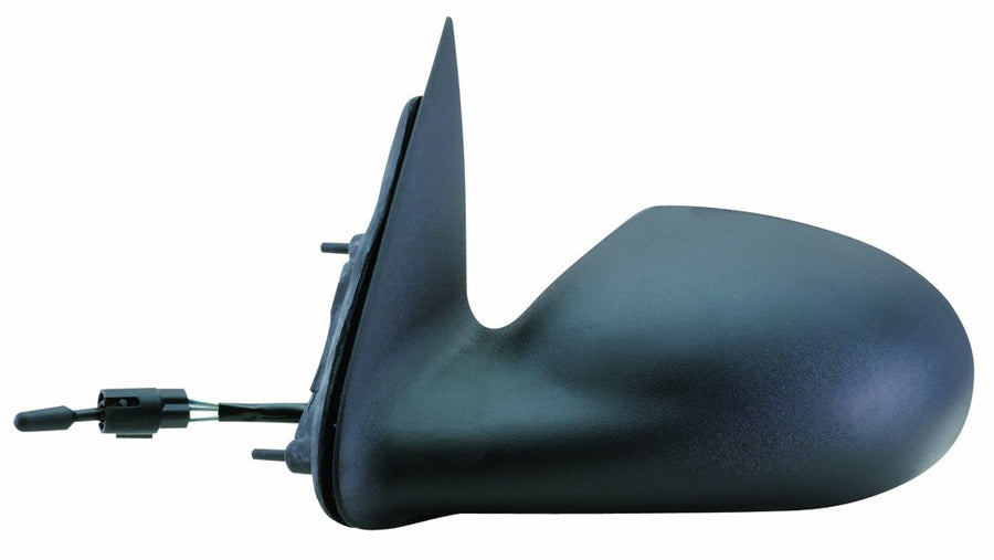 Mirror Driver Side for Chrysler PT Cruiser, Textured Black, Non-Foldaway, Manual Remote