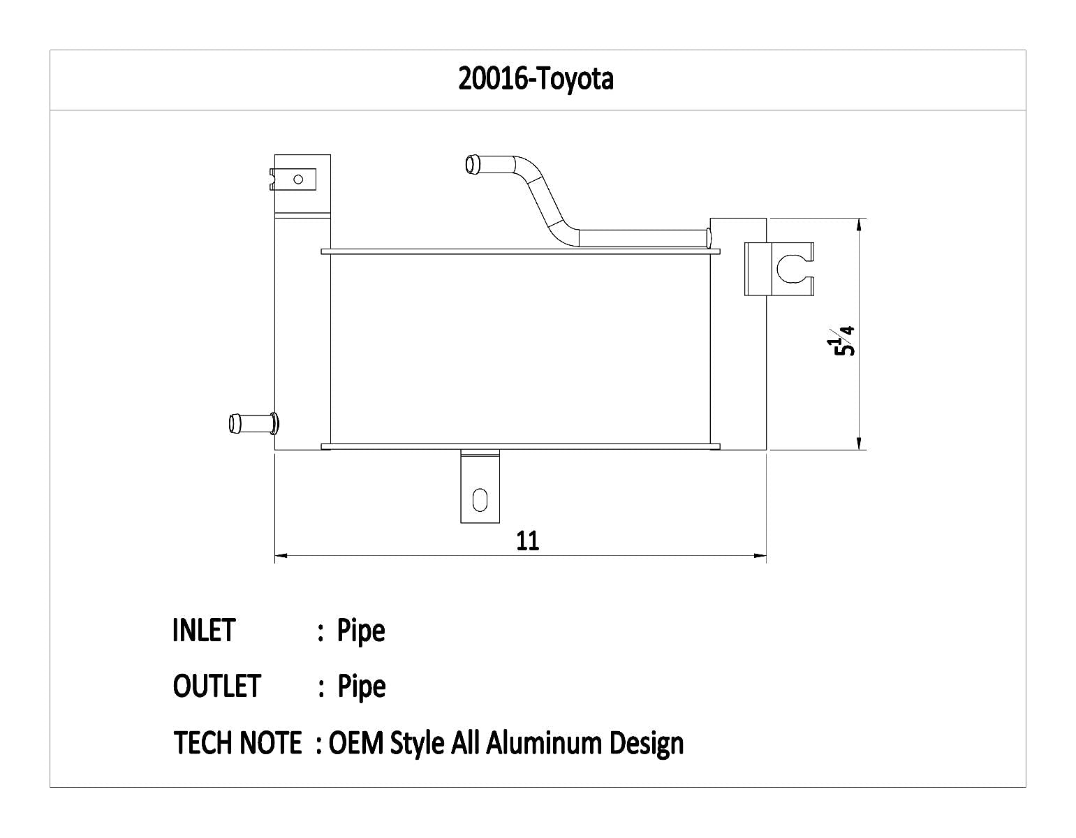 Oil Cooler, CSF Radiators 20016: Toyota 4Runner; Toyota Tacoma; Lexus GX470