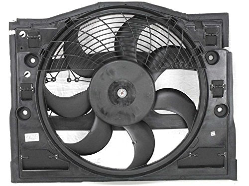BMW 3 Series TYC 611190 Replacement Condenser Cooling Fan Assembly (E46 Models