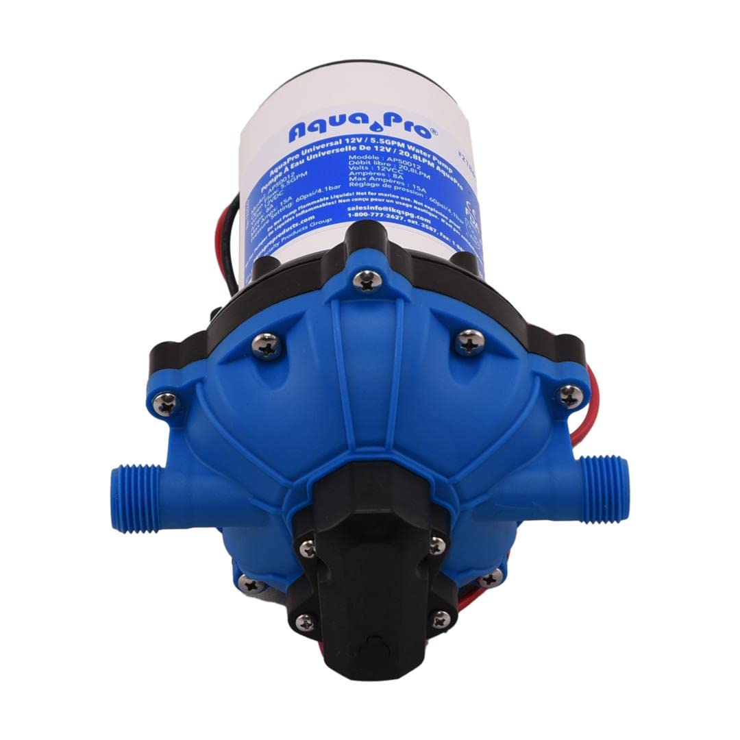 5.5 Gpm Aqua Pro 21863 Water Pump 12v