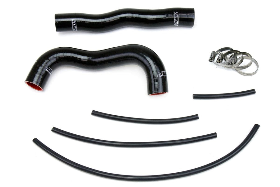 Black HPS 57-1324R-BLK Silicone Radiator Coolant Hose Kit