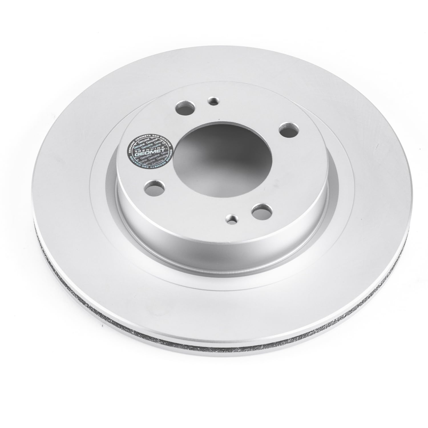 Power Stop Front JBR1762EVC Evolution Genuine Geomet Coated Brake Rotor For Mitsubishi Mirage 2017-2020, Mitsubishi Mirage G4 2017-2020 [Model Specific]