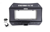 CrawlTek License Plate/Tailgate Plate Relocation Compatible with 2018-2023 Jeep Wrangler JL