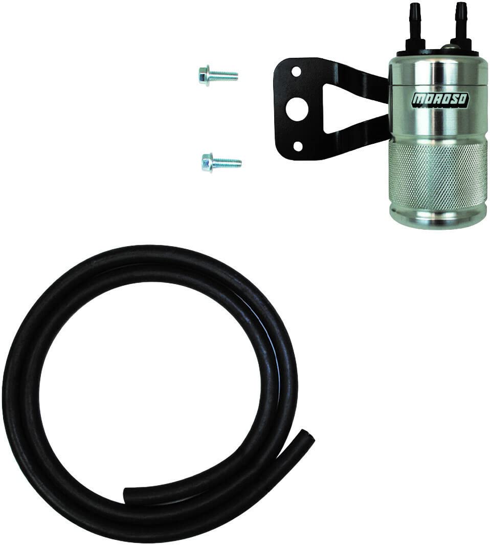 Moroso 85710: Air Oil Separator, H-D 88-16 Evo, Twin Cam, Sportster Universal Polished