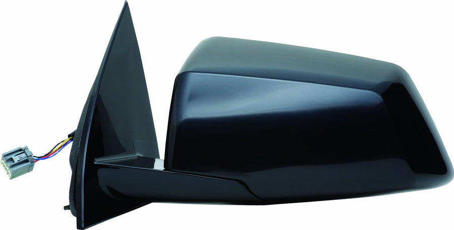 Driver Side Fit System Mirror for Chevrolet Traverse, GMC Acadia, Saturn Outlook, w/Out Turn Signal, Textured Black, Foldaway, Power