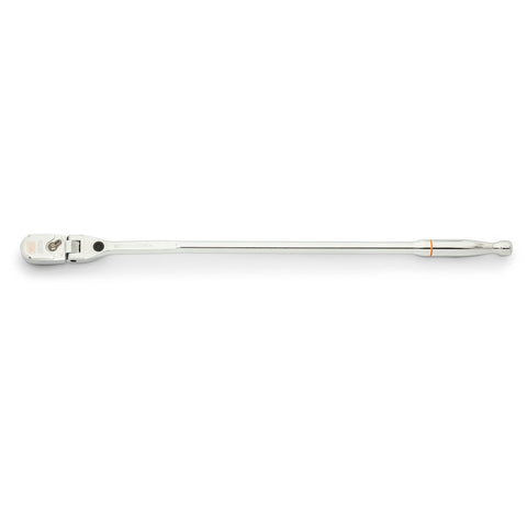 120XP GEARWRENCH 1/2" Drive Locking Flex Head Ratchet with Full Polish Grip - 25" Length - 81376