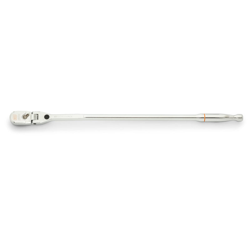 120XP GEARWRENCH 1/2" Drive Locking Flex Head Ratchet with Full Polish Grip - 25" Length - 81376