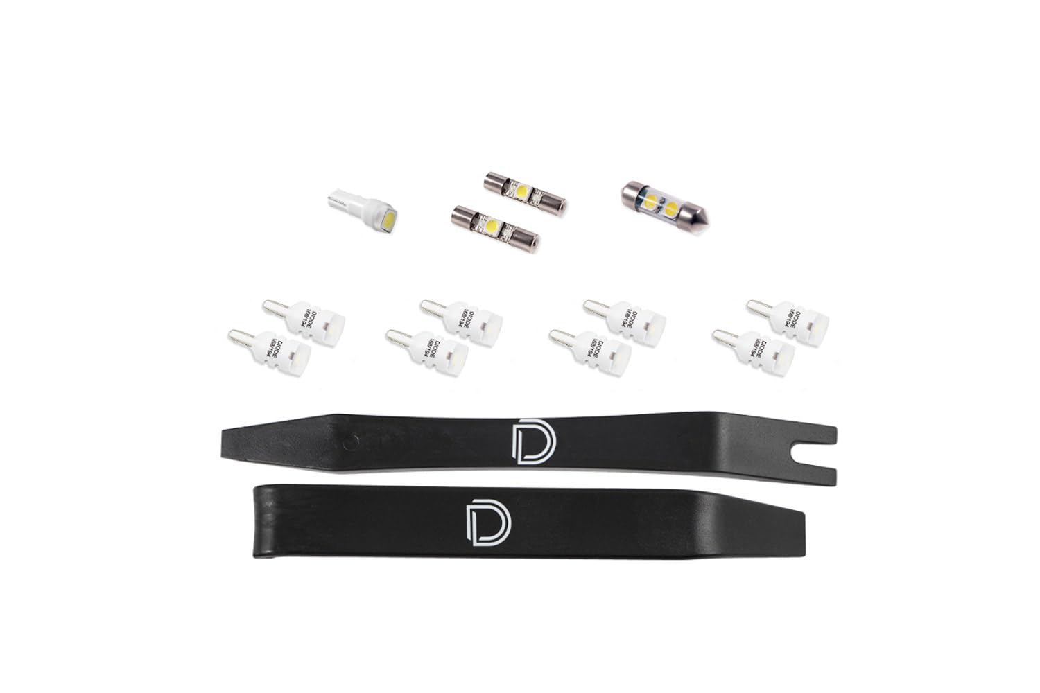 Diode Dynamics interior bulb pack LED compatible with Infiniti G37 Sedan 2009-2013, Stage 1
