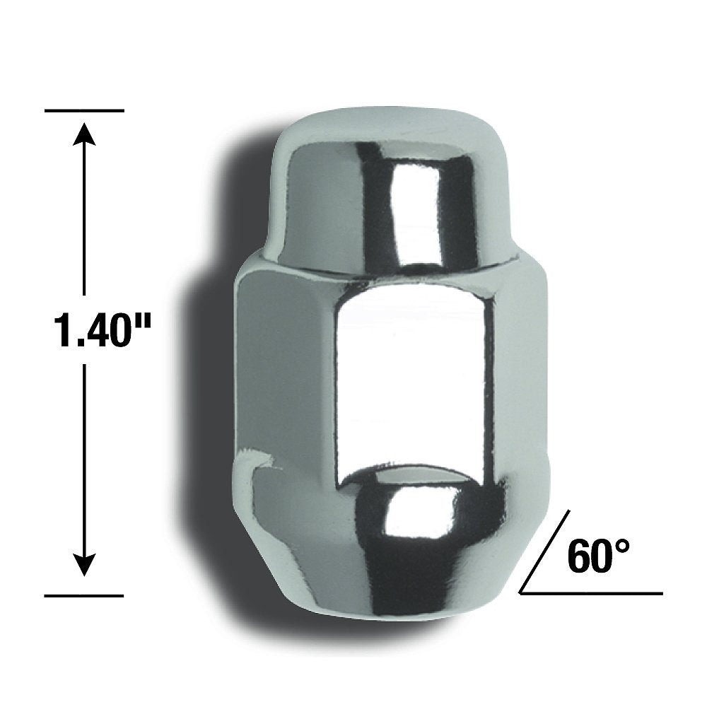 Acorn Bulge Seat Lug Nuts Gorilla Automotive 91177 (7/16" Thread Size)