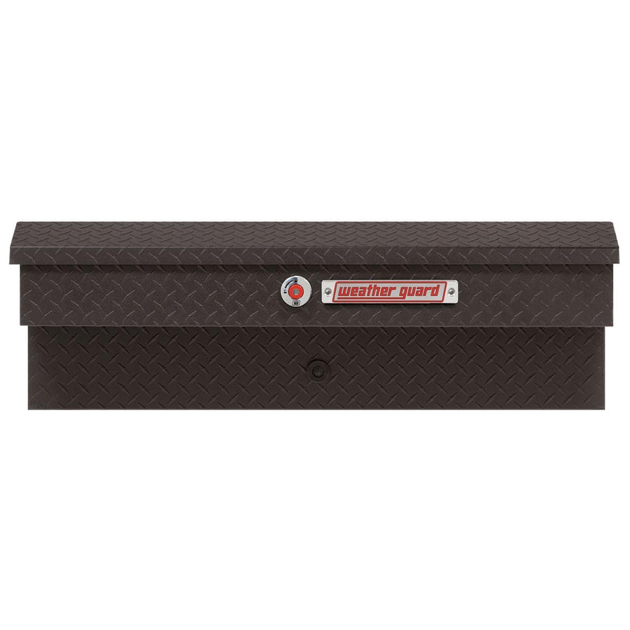 Weather Guard 41in Model 184-52-04 Lo-Side Truck Box, Aluminum, Textured Matte Black, 3.0 cu ft capacity