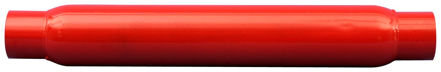 AP EXHAUST Straight-Through Design 87518CB Reversible Fully Welded Body Offersmaximum Durability Cherry Bomb Red Powder Coat The Originalglasspack Since 1968
