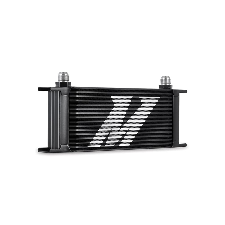 Universal Mishimoto Thermostatic Oil Cooler Kit, 16-Row, Black