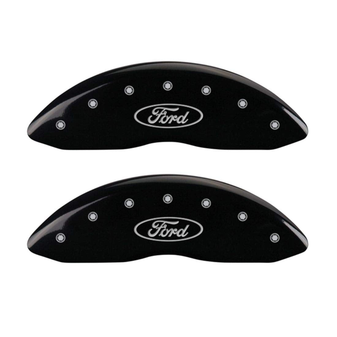 Black MGP Caliper Covers 10234FFRDBK Caliper Cover