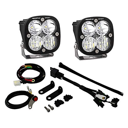 Baja Designs LED Frame Mount Light Kit for Triumph Tiger 800XC Squadron Sport 2011-2019 Motorcycle (Driving/Combo; Clear)