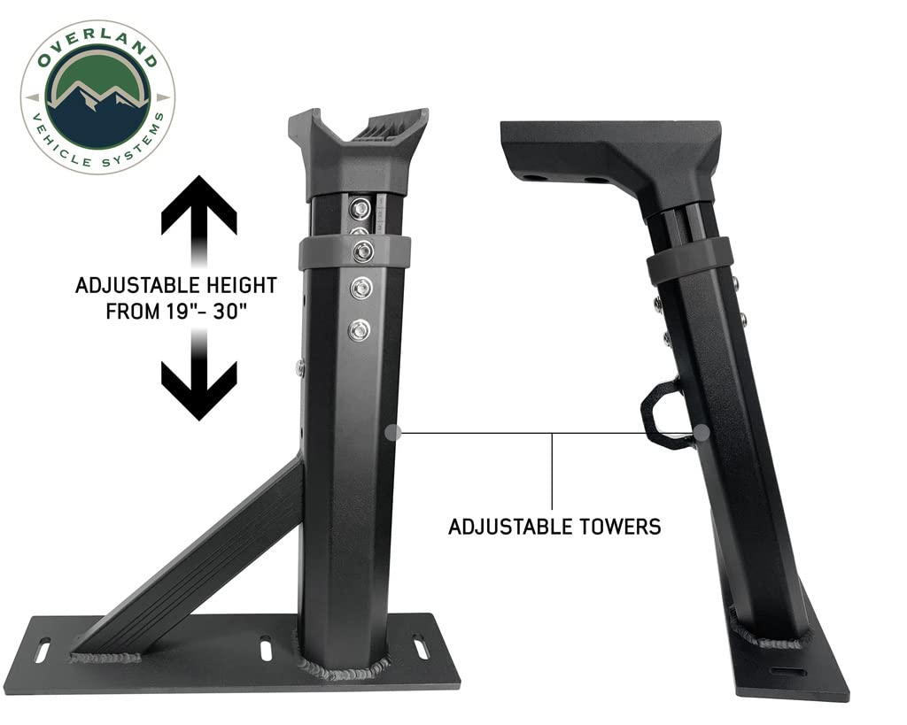 8.0' Truck Bed Overland Freedom Rack Systems, Uprights, Cross Bars and Side Support Bars