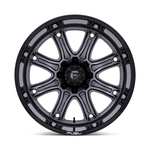 1PC Fuel D853 22X10 6X4.5/5.5 M-GNMTL BLK-LP -18MM - FC853AB22107018N