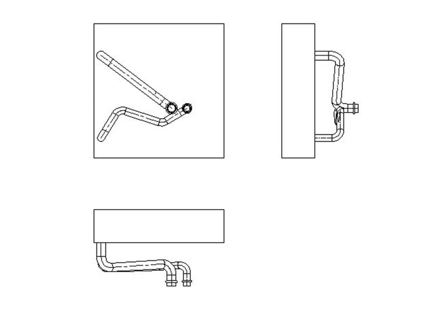 Replacement TYC 97113 Evaporator
