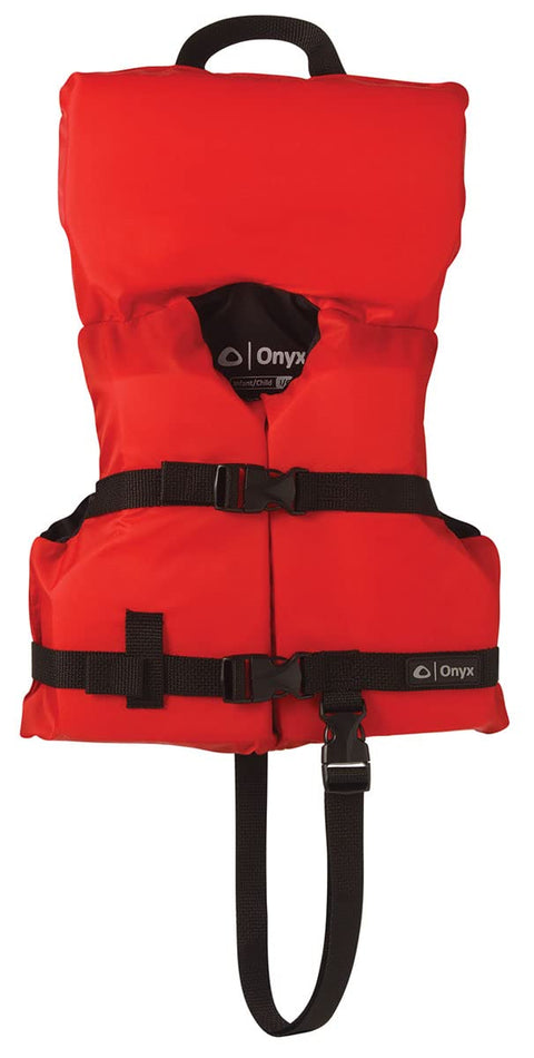 General Purpose ONYX Boating Life Jacket Infant/Child, Red