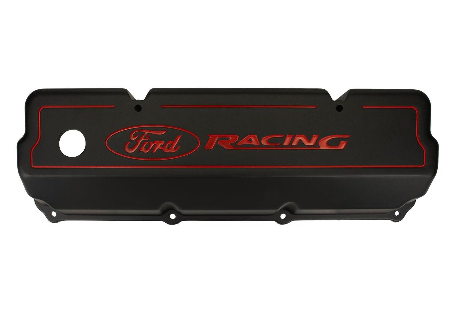 Black Ford Racing M-6582-Z351B Aluminum Cleveland Valve Cover