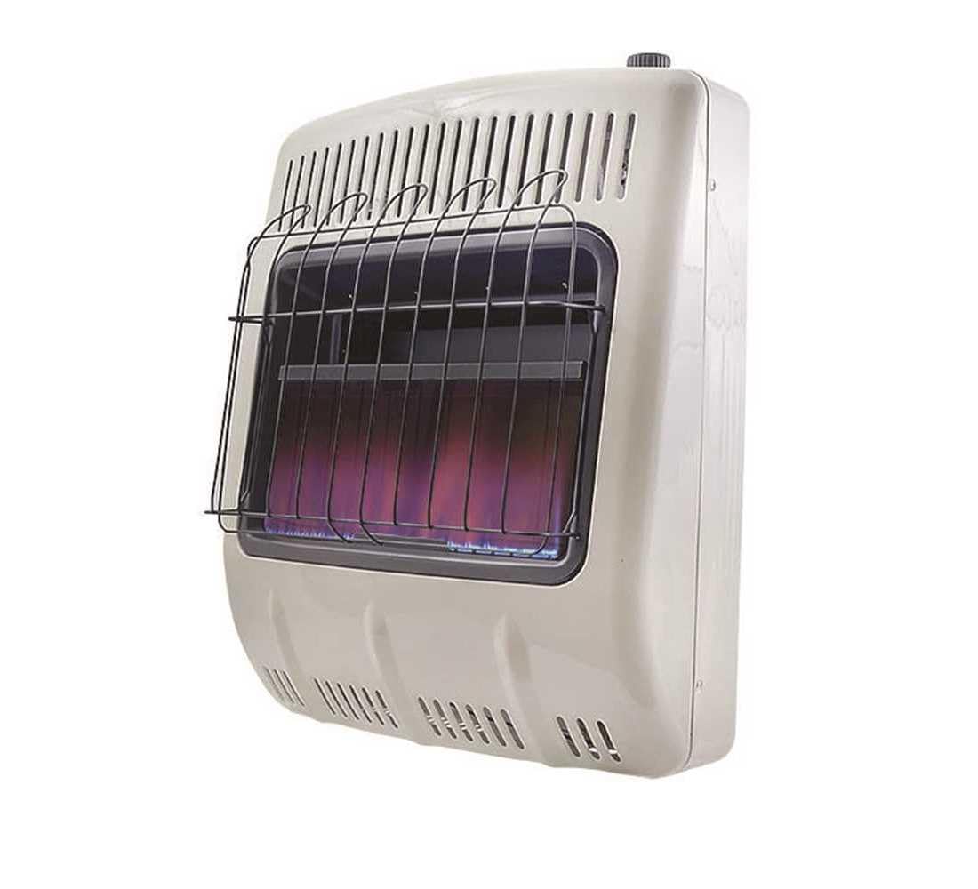 Vent Free Heatstar 20000 Btu Blue Flame Natural Gas Heater With Thermostat And Blower